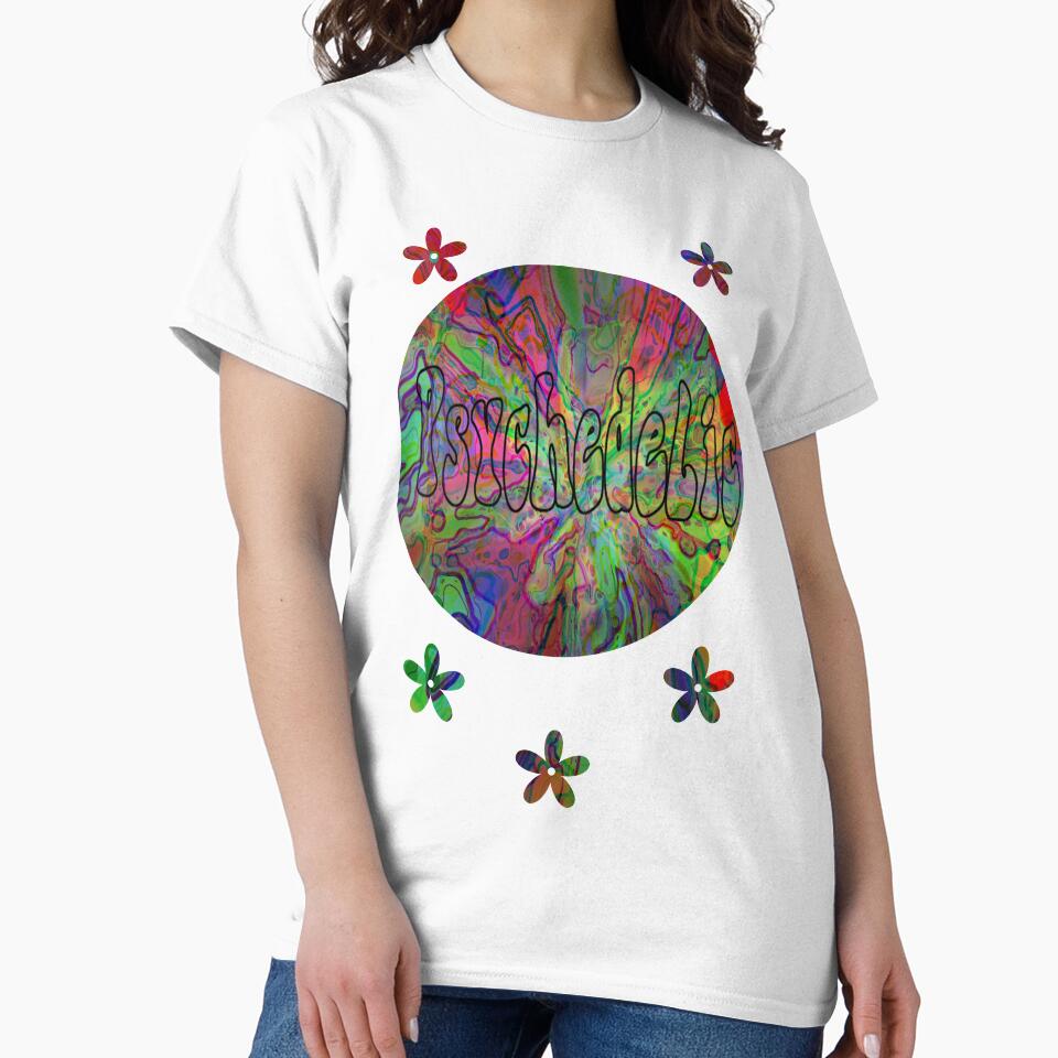 Psychedelic by RoxanneG T-Shirts, Hoodie, Sweatshirt | BlankRebels.com (Image 2)