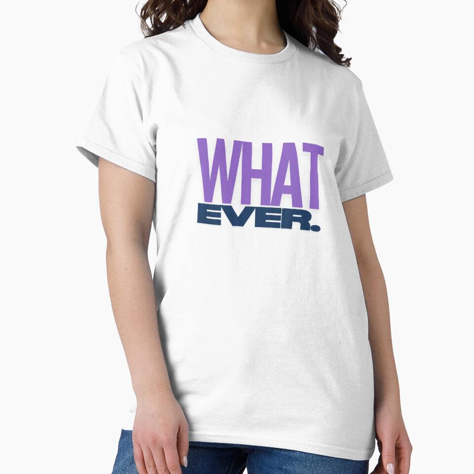Whatever – Sassy Minimal Typography Design by MangaVerse888 T-Shirts, Hoodie, Sweatshirt | BlankRebels.com (Image 2)