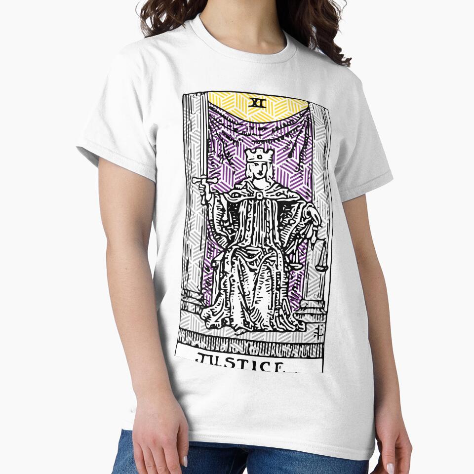 Justice - A Geometric Tarot Print by Annalee Beer T-Shirts, Hoodie, Sweatshirt | BlankRebels.com (Image 2)