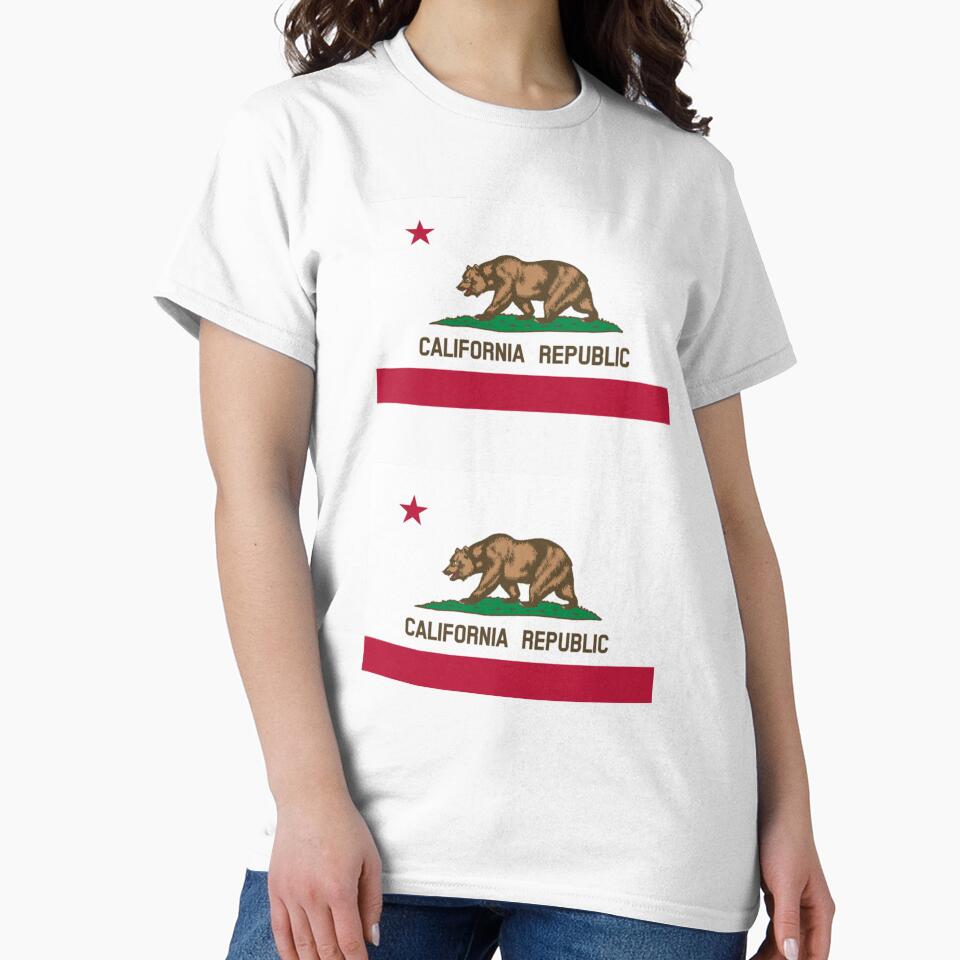 California CA Official State Flag — 2 in 1 by OnlyBlissDesign T-Shirts, Hoodie, Sweatshirt | BlankRebels.com (Image 2)
