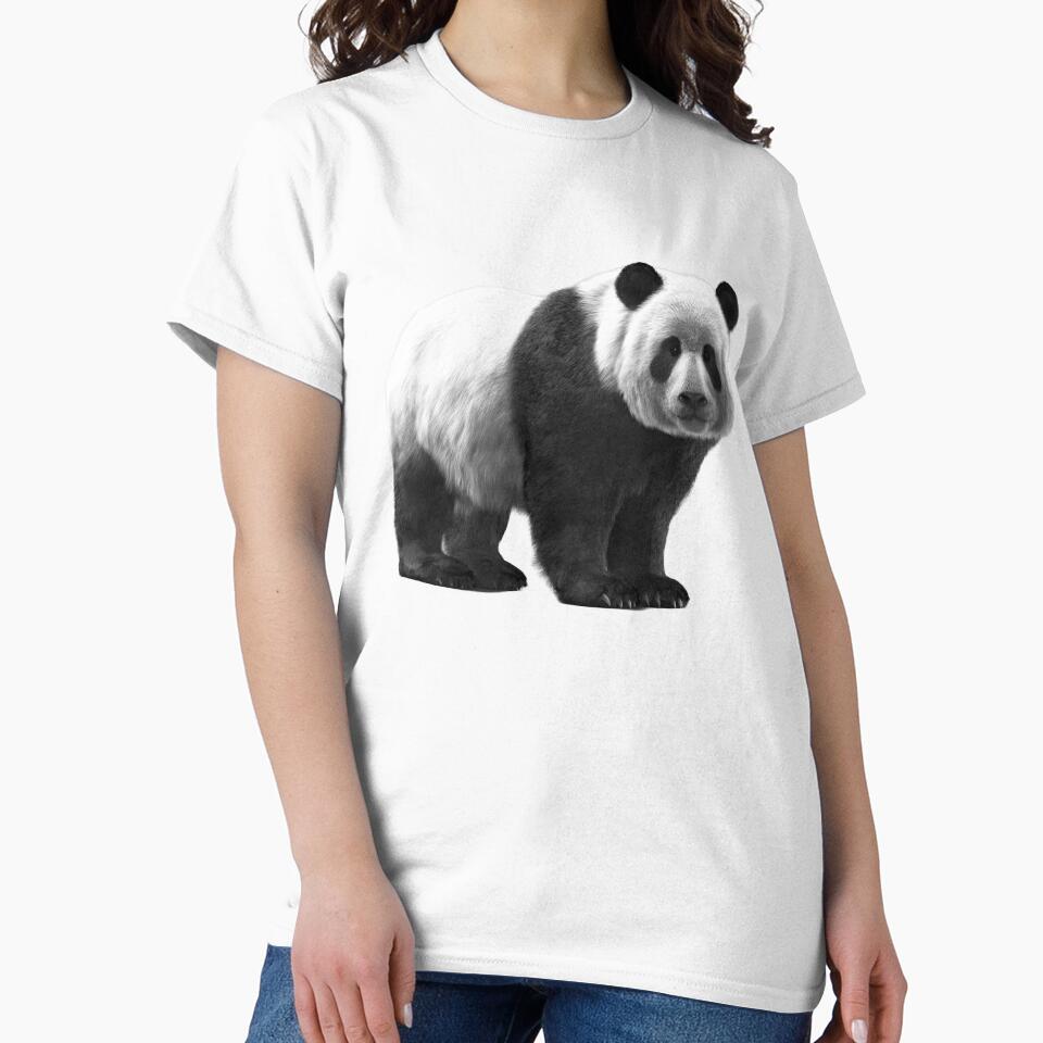 Giant Panda – Black & White Wildlife Portrait by Massimo Righi T-Shirts, Hoodie, Sweatshirt | BlankRebels.com (Image 2)