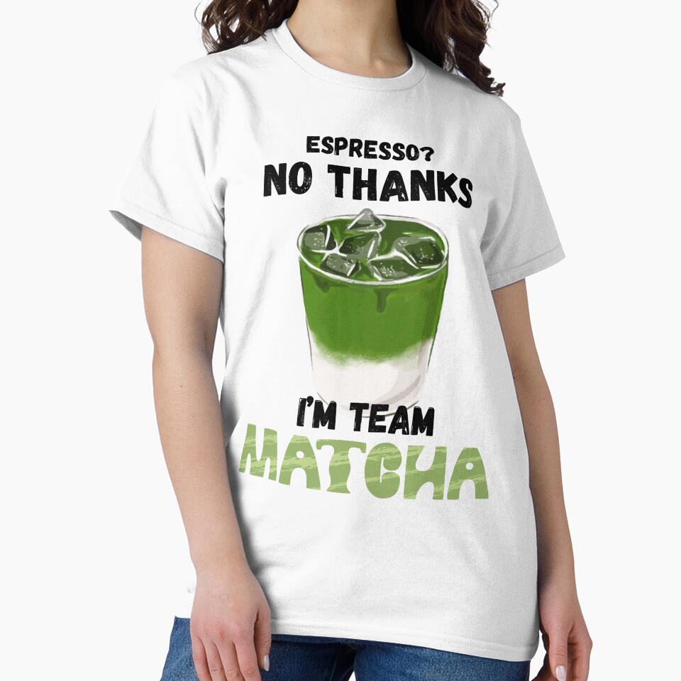 Iced Matcha Latte – Aesthetic Green Tea Design by RUNO LAB T-Shirts, Hoodie, Sweatshirt | BlankRebels.com (Image 2)