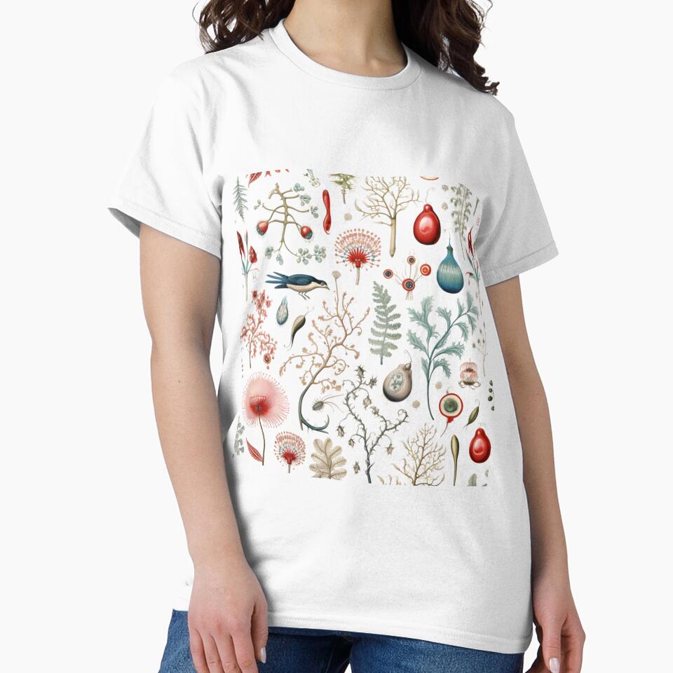 My Secret Garden IV. - Vintage Botanical Flower Illustration by CowBonBon T-Shirts, Hoodie, Sweatshirt (Image 2)