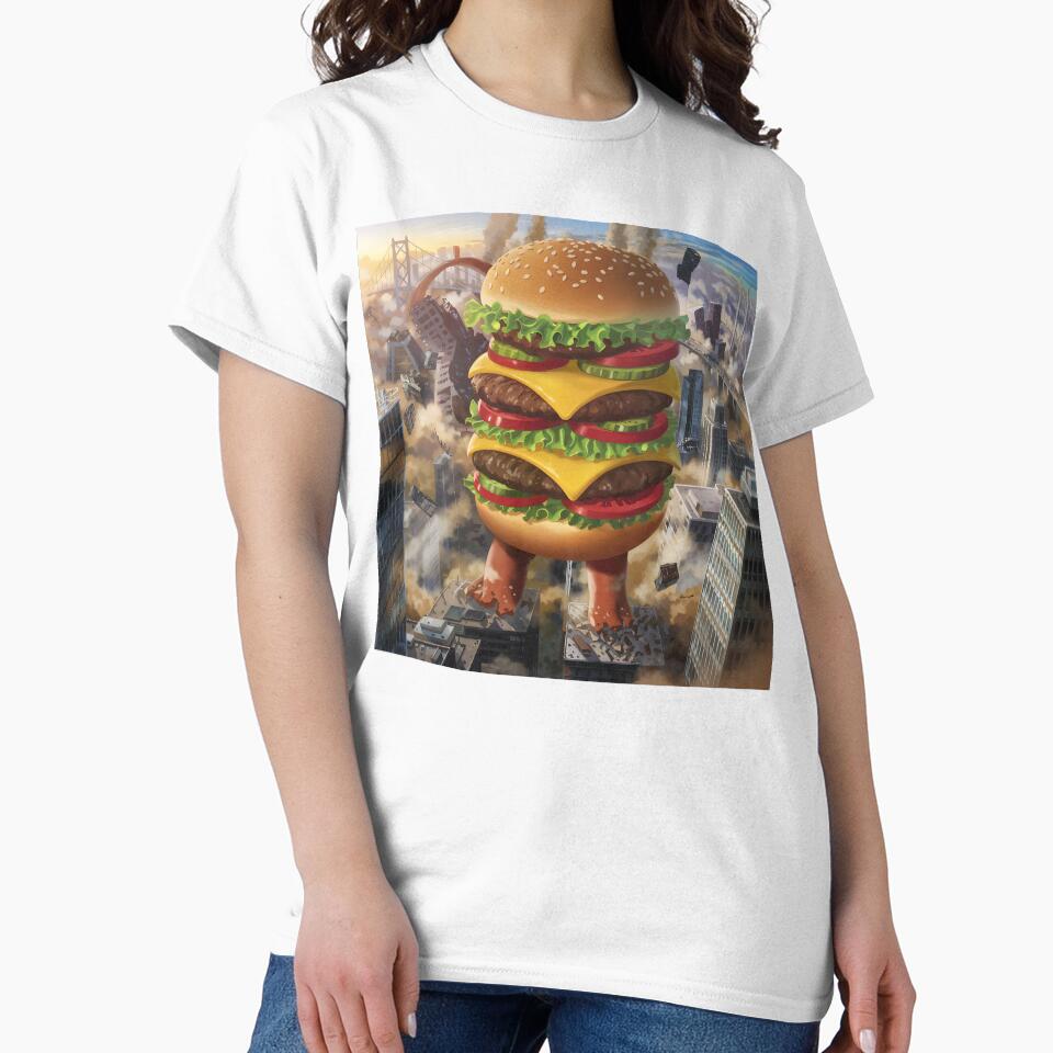 burgerzilla by richard ely T-Shirts, Hoodie, Sweatshirt | BlankRebels.com (Image 2)