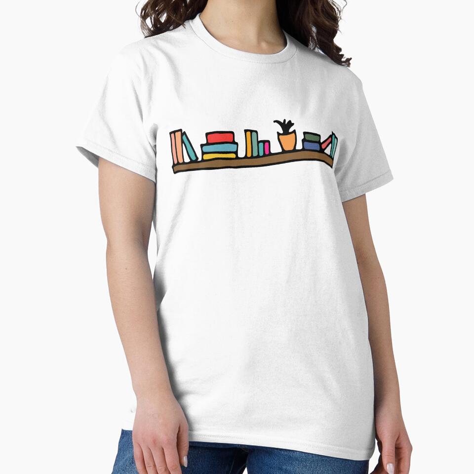 Bookshelf by ErinLP T-Shirts, Hoodie, Sweatshirt | BlankRebels.com (Image 2)