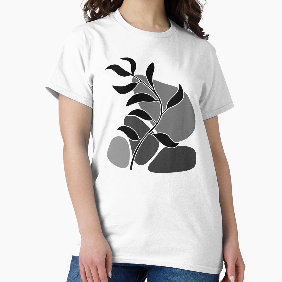 Whimsical Nature Black Boho by Sartoris Art