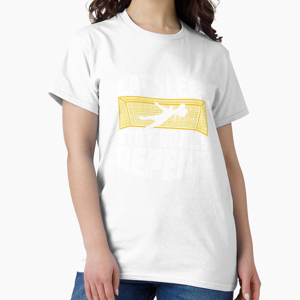 Eat Sleep Stop Goals Repeat Soccer Goalkeeper Gift by Marcid95