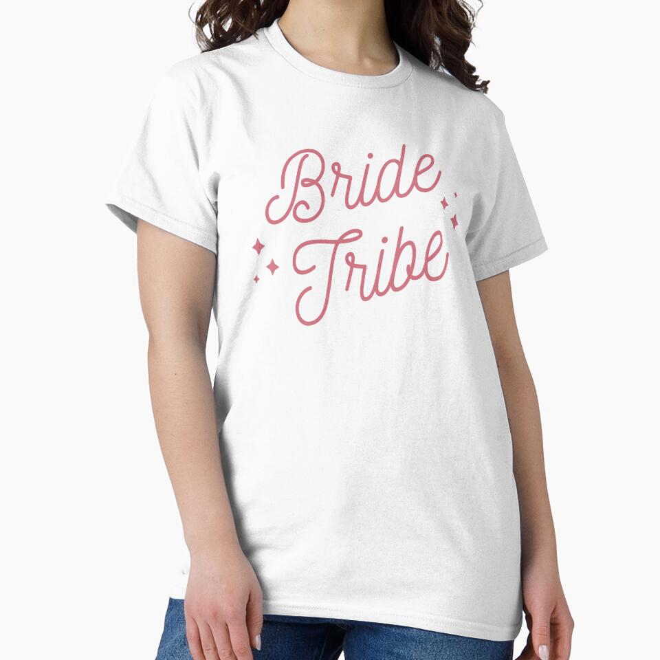 Bride Tribe faux calligraphy by lettersbysid T-Shirts, Hoodie, Sweatshirt | BlankRebels.com (Image 2)