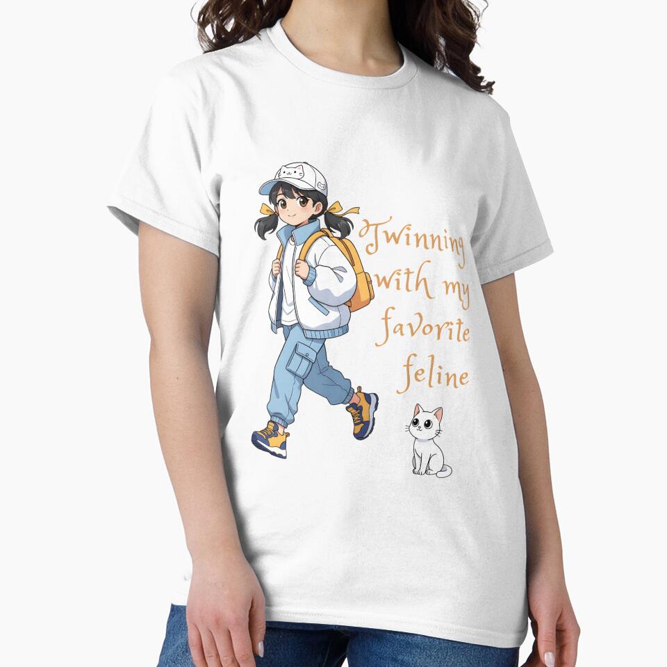 Twinning With My Favorite Feline by MANA-Goods T-Shirts, Hoodie, Sweatshirt | BlankRebels.com (Image 2)