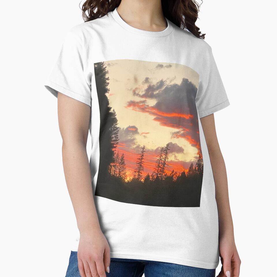Beautiful Sunset in Mountains by Kandoart T-Shirts, Hoodie, Sweatshirt | BlankRebels.com (Image 2)