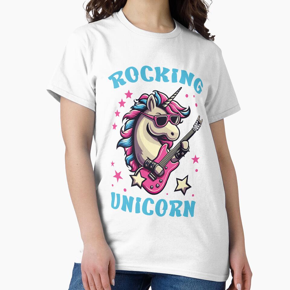 Rocking unicorn by jaiahshop T-Shirts, Hoodie, Sweatshirt | BlankRebels.com (Image 2)