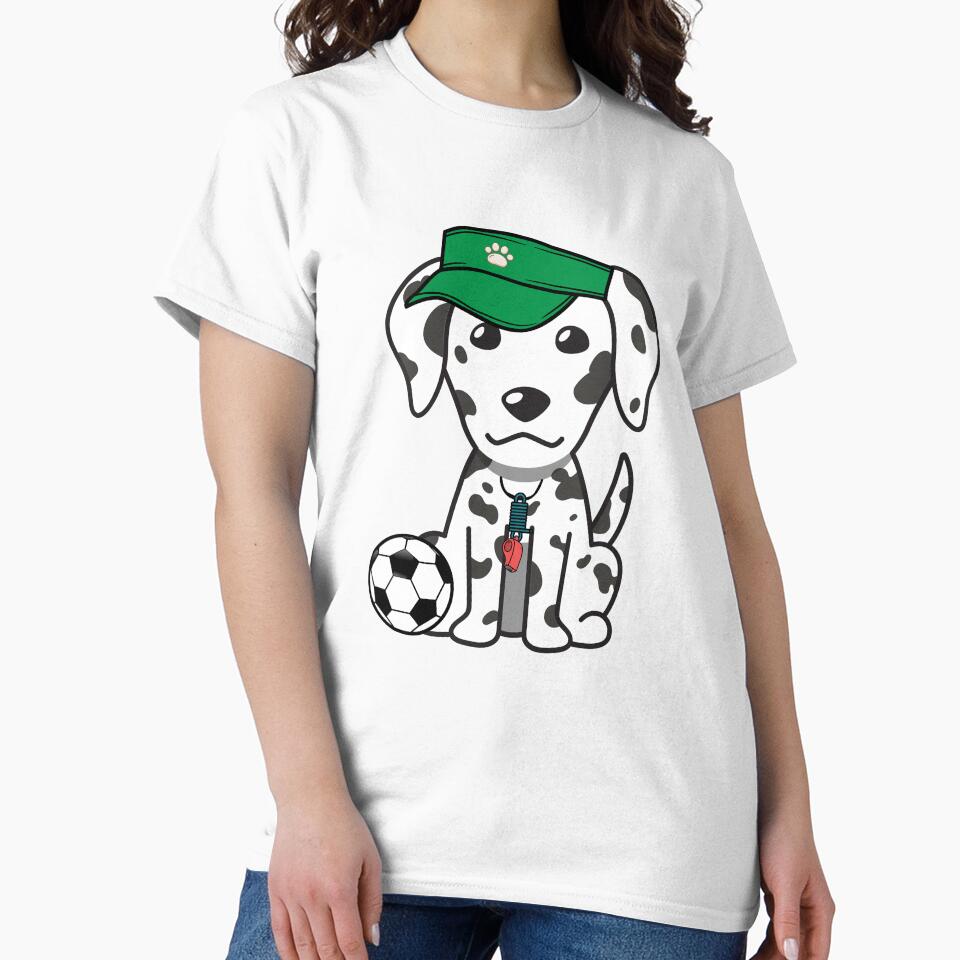 Soccer Player Dalmatian by Pet Station