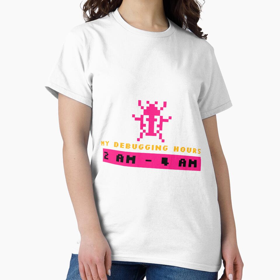 My Debugging Hours Are 2 AM – 4 AM – Late-Night Coder Design for Programmers by Ani-24 T-Shirts, Hoodie, Sweatshirt (Image 2)