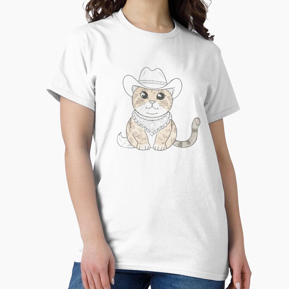Cowboy cat by Ash44444 T-Shirts, Hoodie, Sweatshirt | BlankRebels.com (Image 2)