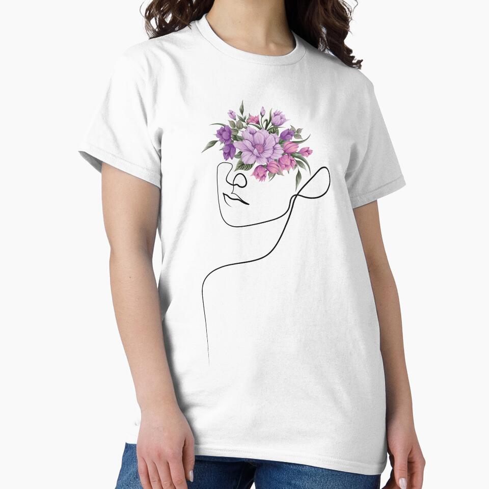 Find the Closest Flowers Bouquet and Put it on your Head by One-Line-Artist T-Shirts, Hoodie, Sweatshirt (Image 2)