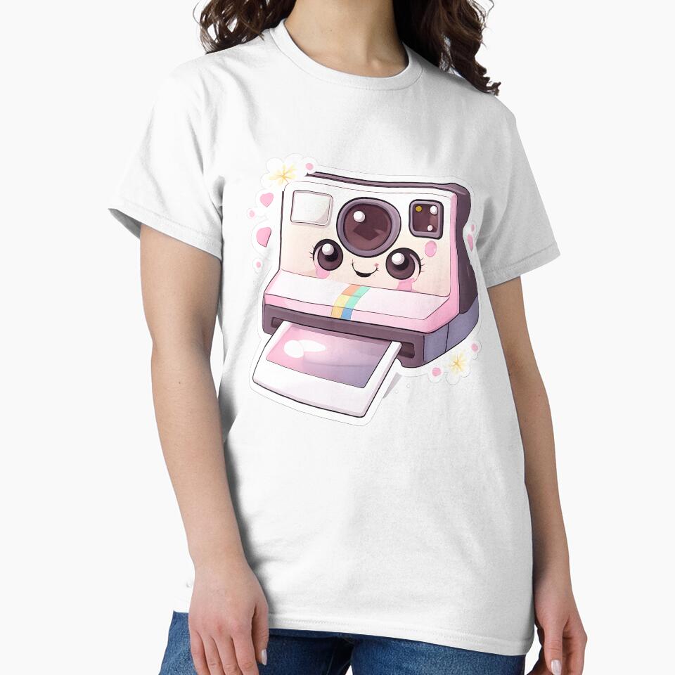 Cute Retro Camera – Kawaii Photography Design by DesignEG