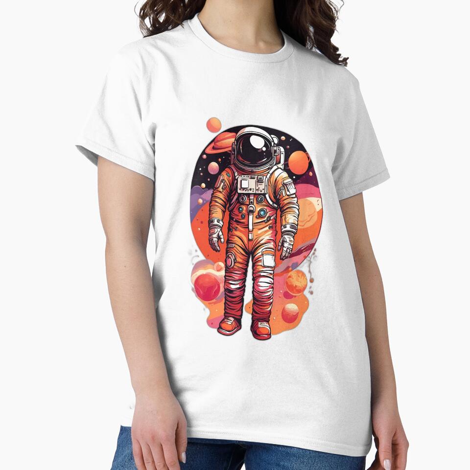 ASTRONAUT ART SPACE DESIGN by karlocipressi T-Shirts, Hoodie, Sweatshirt | BlankRebels.com (Image 2)