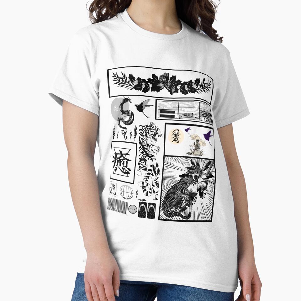 Japanese streetwear collection Vaporwave Aesthetic Japan Classics by vibeno1 T-Shirts, Hoodie, Sweatshirt (Image 2)