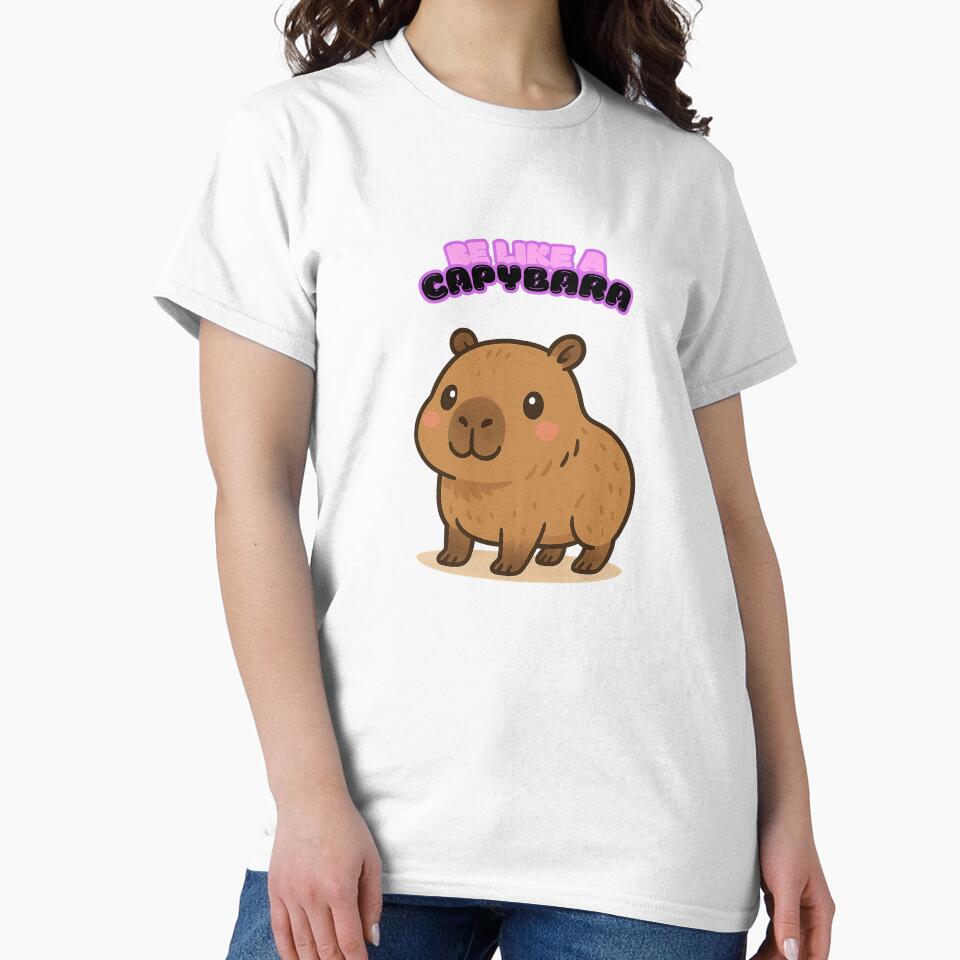 Be Like Capybara – Cute Chill Animal (2) T-Shirts, Hoodie, Sweatshirt