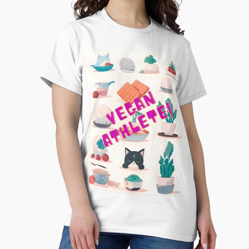 ็Happy Vegan ATHLETE by Purrz T-Shirts, Hoodie, Sweatshirt | BlankRebels.com (Image 2)