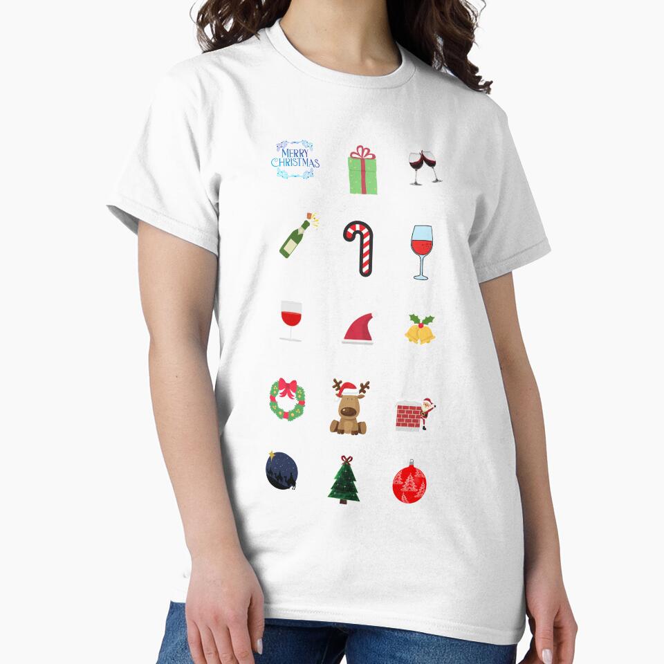 Christmas Wine Funny Wine quote christmas tree bell by OneTimeEngineer