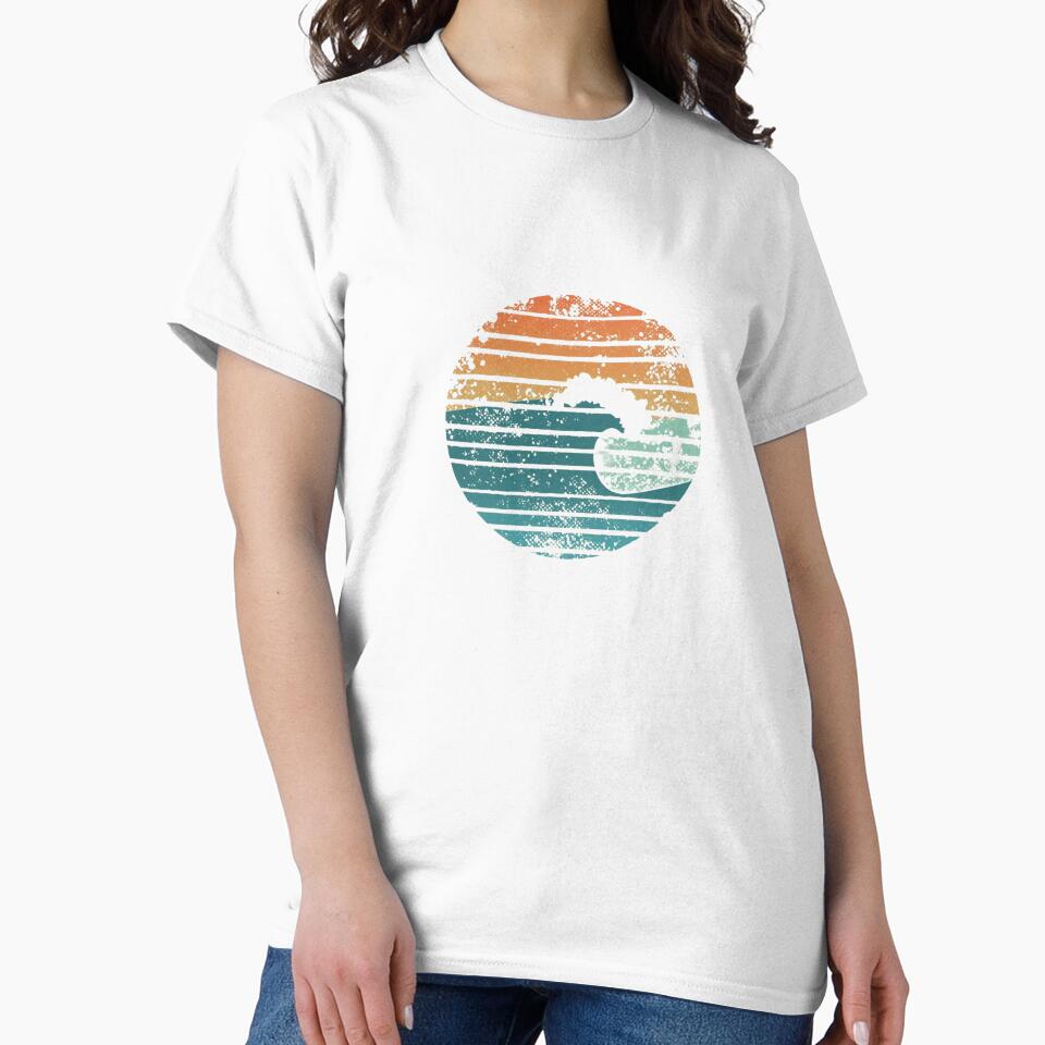 Vintage Screenprint Surf by garts T-Shirts, Hoodie, Sweatshirt | BlankRebels.com (Image 2)