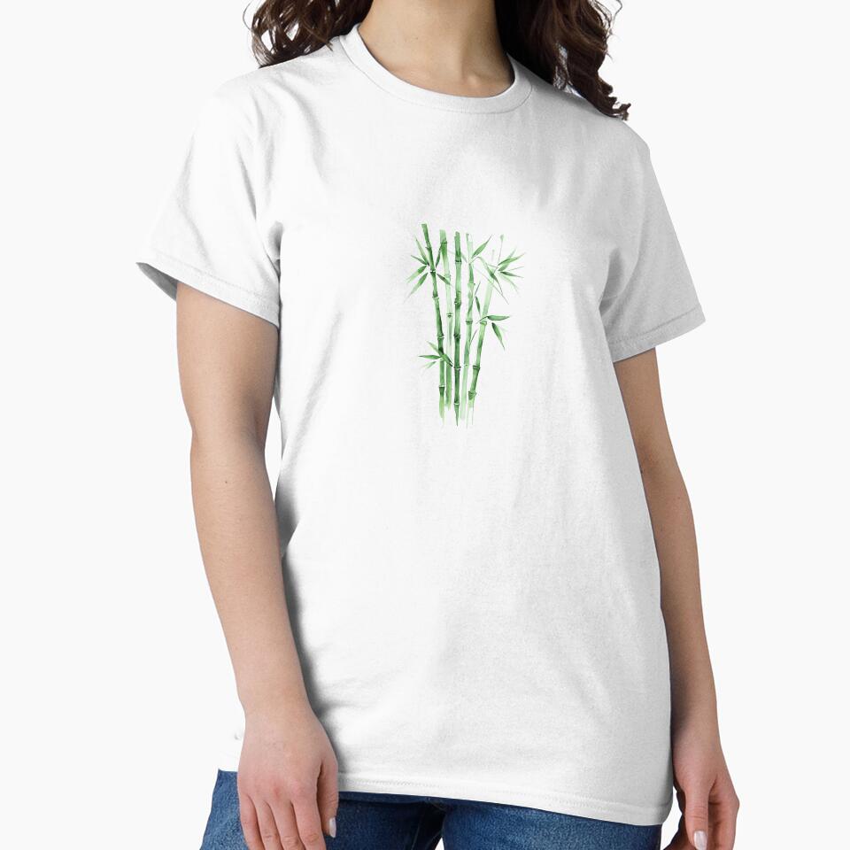 Aesthetic Watercolor Bamboo | Trendy VSCO Girl Cool by lea-lani T-Shirts, Hoodie, Sweatshirt | BlankRebels.com (Image 2)