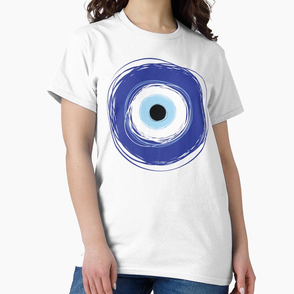 Evil Eye Artistic Blue Greek by ProjectX23 T-Shirts, Hoodie, Sweatshirt | BlankRebels.com (Image 2)