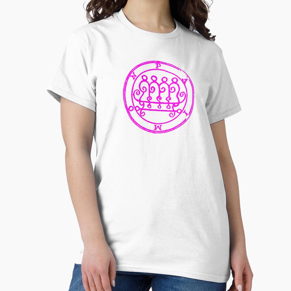 Pink Seal of Paimon Demonology Sigil by beerhamster