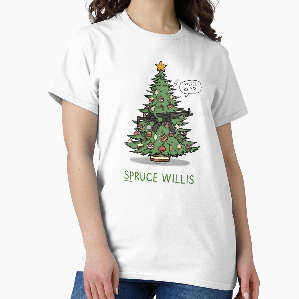 Spruce Willis by carlbatterbee T-Shirts, Hoodie, Sweatshirt | BlankRebels.com (Image 2)