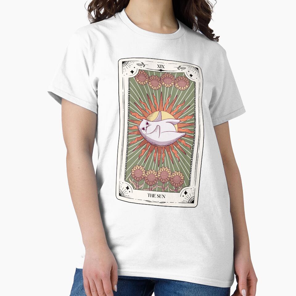 Sun Tarot card with cats. Fun illustrated tarot cat lover gifts. Teen girl tarot fans by Barb  Hamilton ⭐⭐⭐⭐⭐... (Image 2)