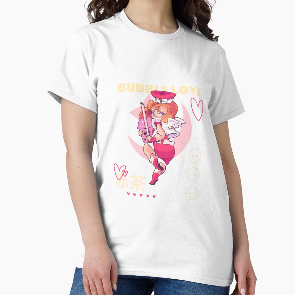 Bubble Love Cute Chibi Design by Winter--Flowers T-Shirts, Hoodie, Sweatshirt | BlankRebels.com (Image 2)