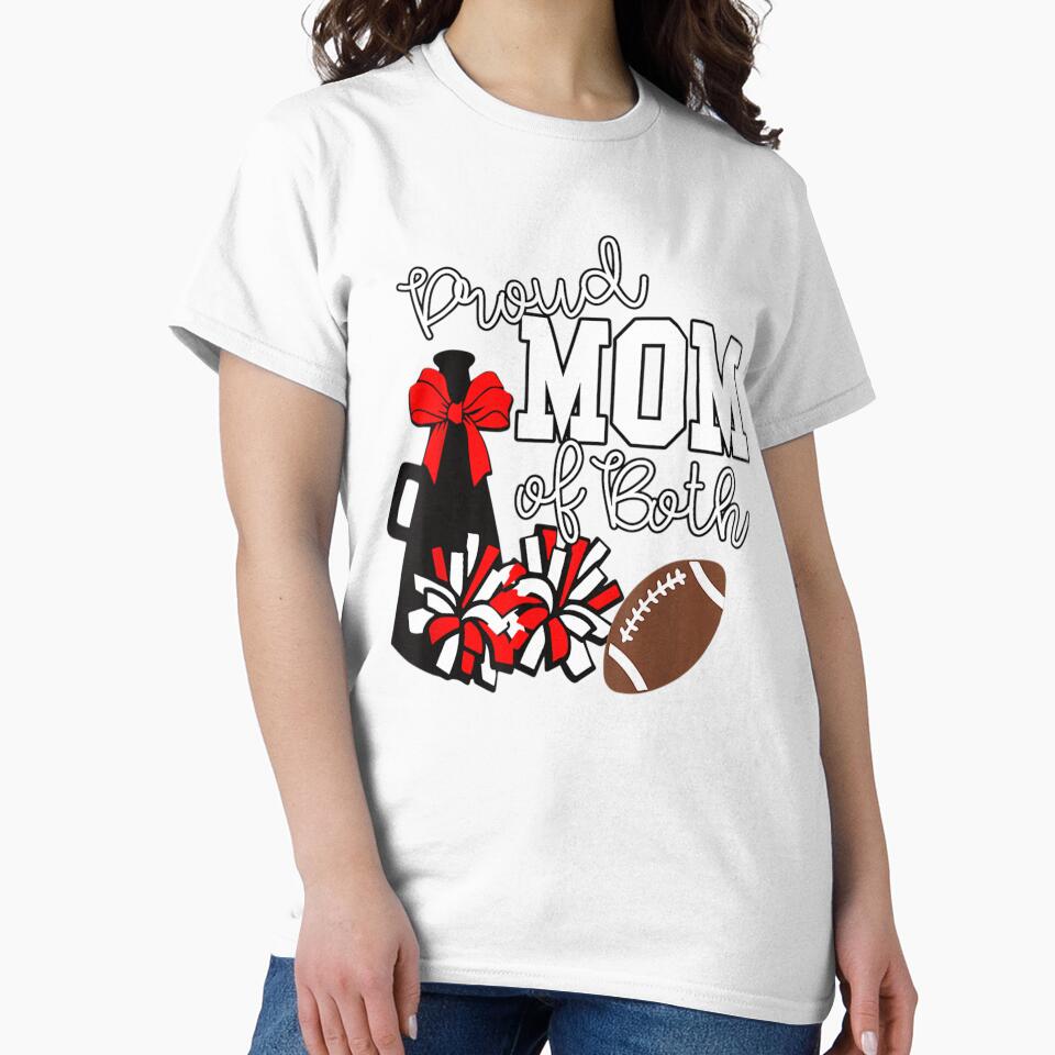 Proud Mom Of Both Cheer And Football by OliverBrueggem