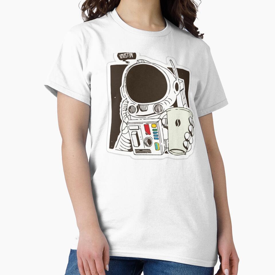 astronaut chilling in Space illustration by CartheArtwork T-Shirts, Hoodie, Sweatshirt | BlankRebels.com (Image 2)