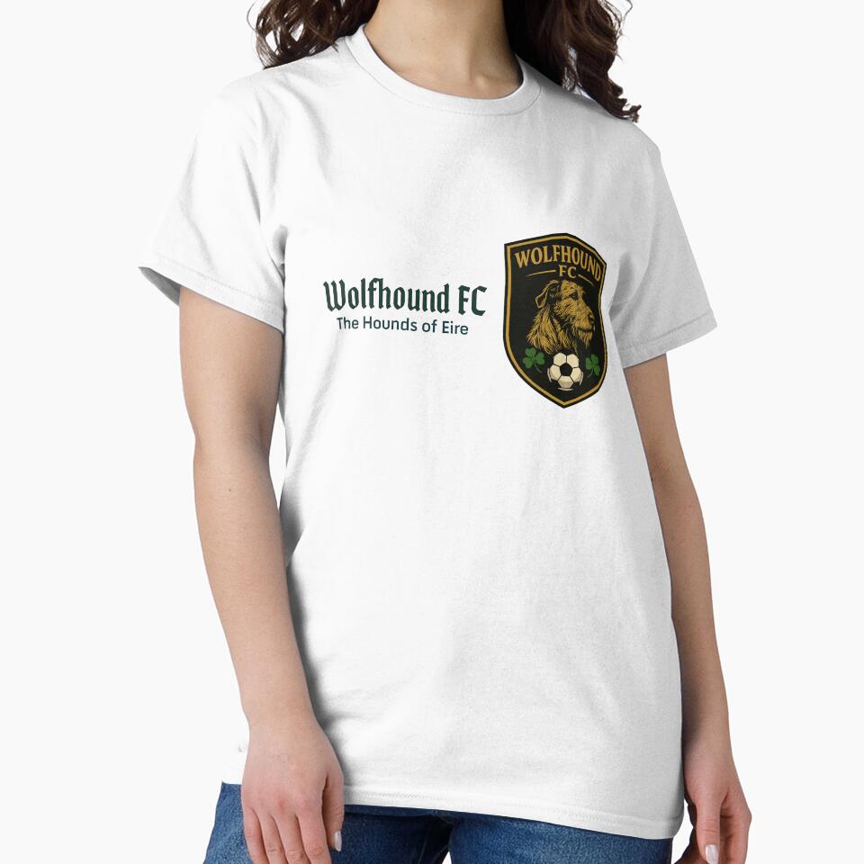 Wolfhound FC - Hounds of Eire - Irish Wolfhound - green font by Irish Wolfhound Central