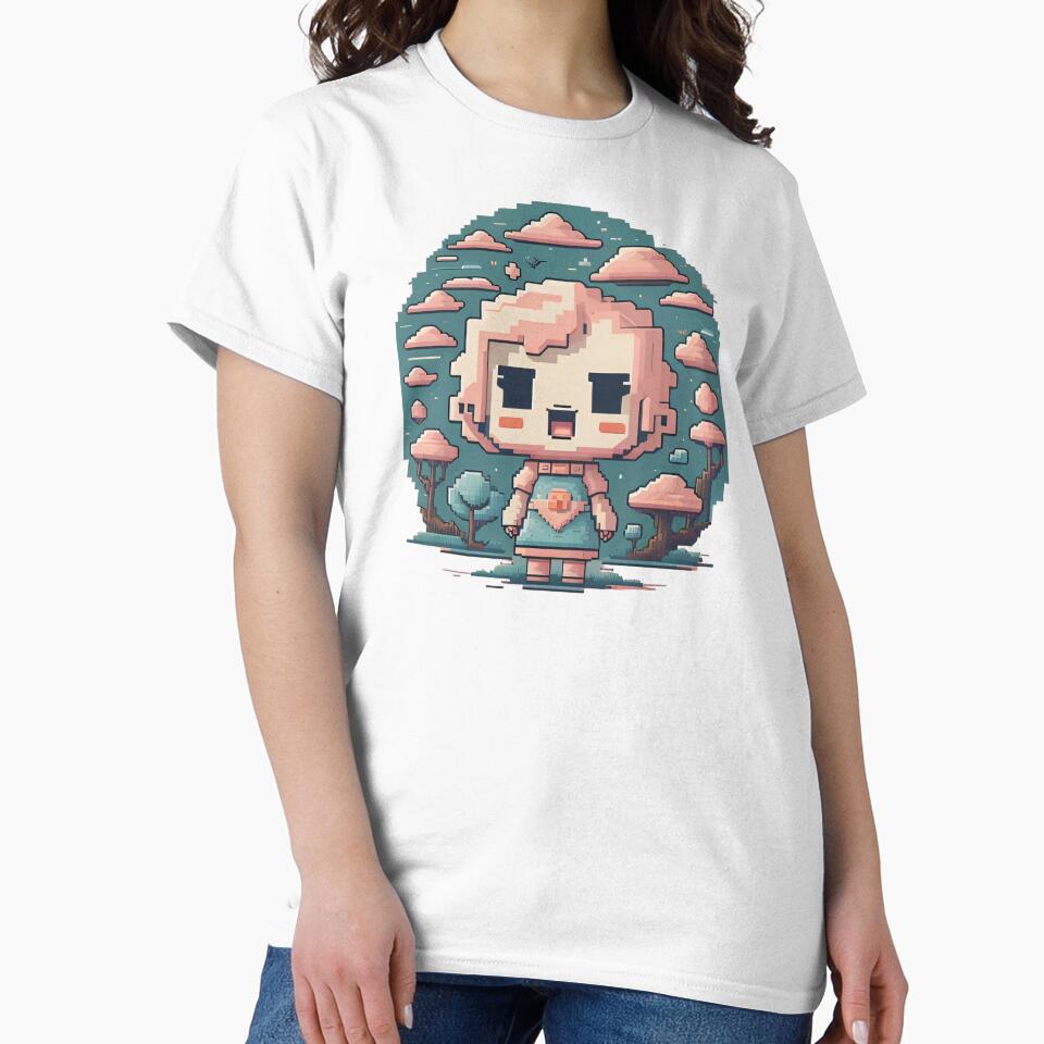 Retro Gaming Cutie Pixel Art by Itsheartshop T-Shirts, Hoodie, Sweatshirt | BlankRebels.com (Image 2)