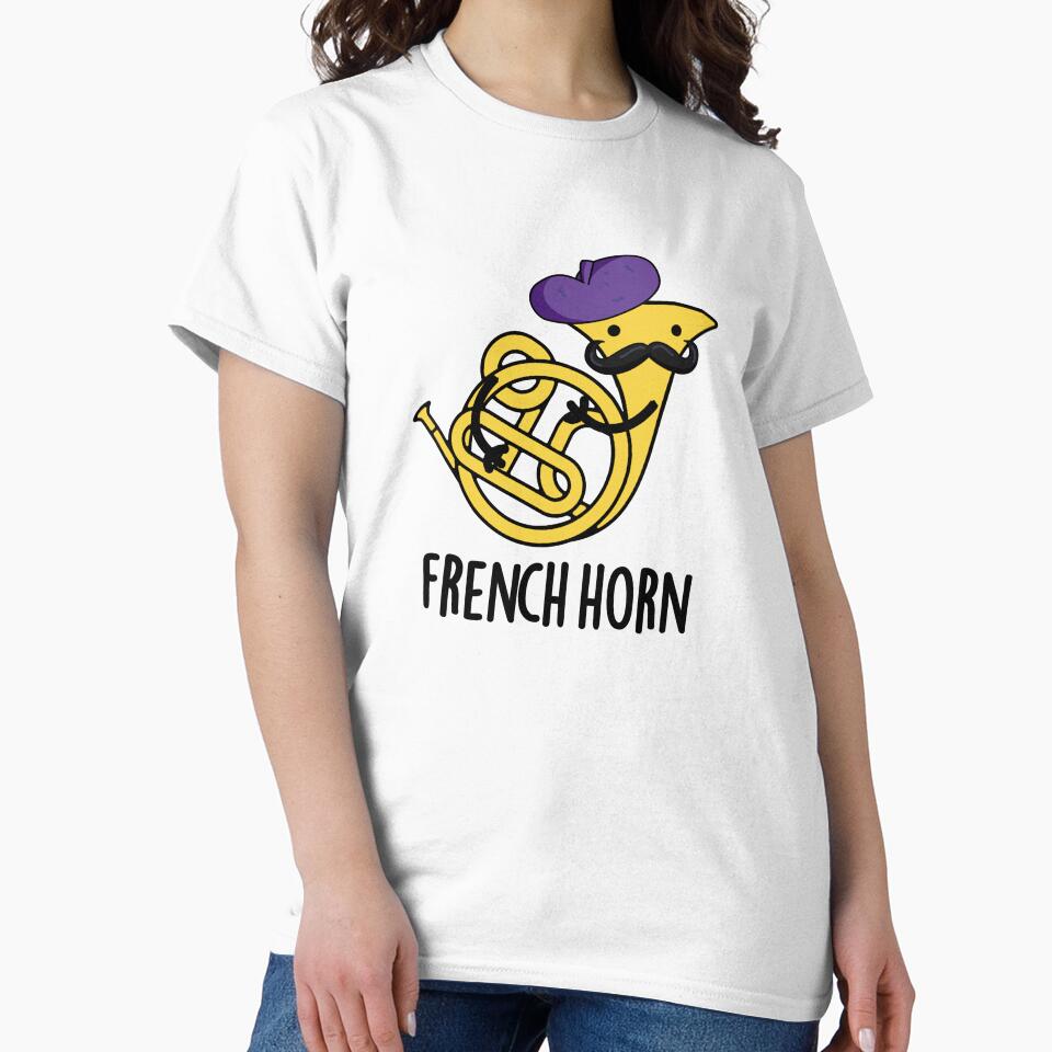 French Horn Funny Instrument Puns by punnybone T-Shirts, Hoodie, Sweatshirt | BlankRebels.com (Image 2)