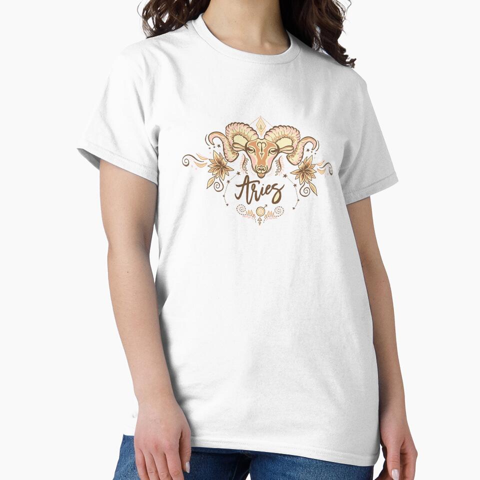 'Mesha' - Aries 1 - Minimal Aesthetic by ObliqueStreak T-Shirts, Hoodie, Sweatshirt | BlankRebels.com (Image 2)