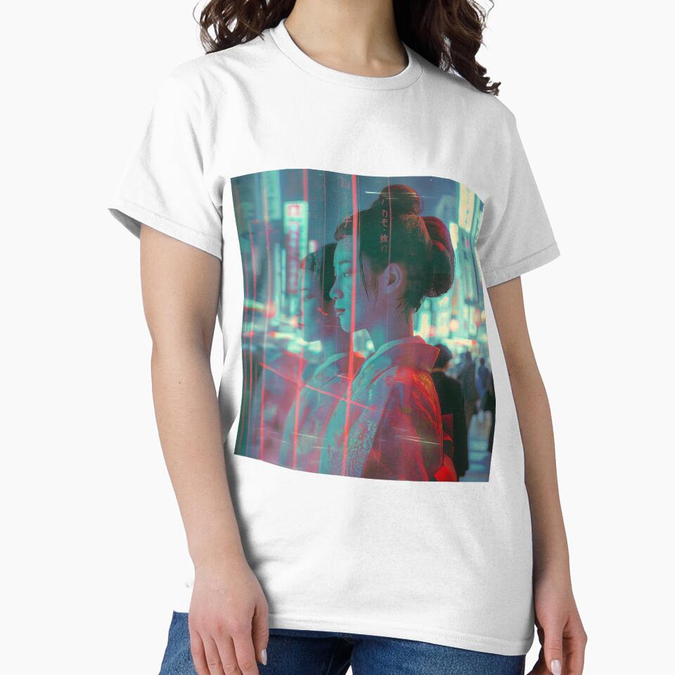 Shinto spirits in a high-tech cyberpunk Tokyo by deepglitchart T-Shirts, Hoodie, Sweatshirt | BlankRebels.com (Image 2)