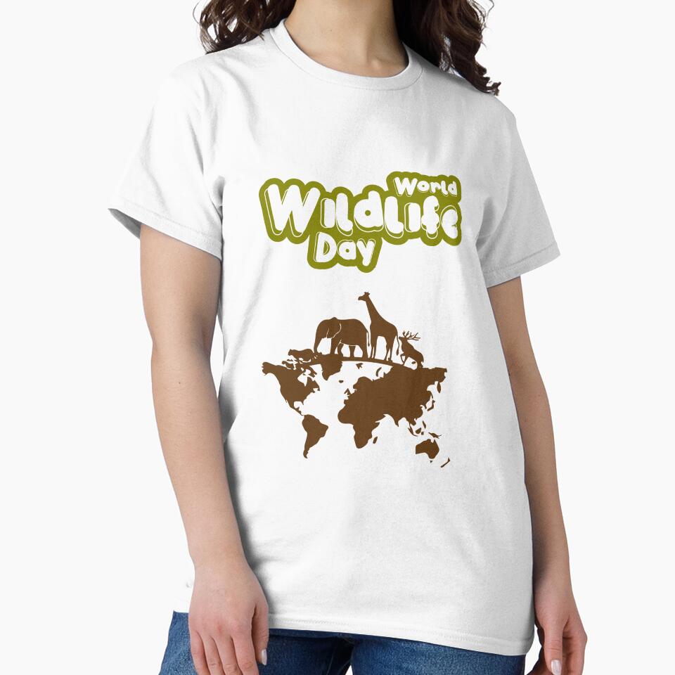 World Wildlife Day || Continent by ShopWearInspire T-Shirts, Hoodie, Sweatshirt | BlankRebels.com (Image 2)
