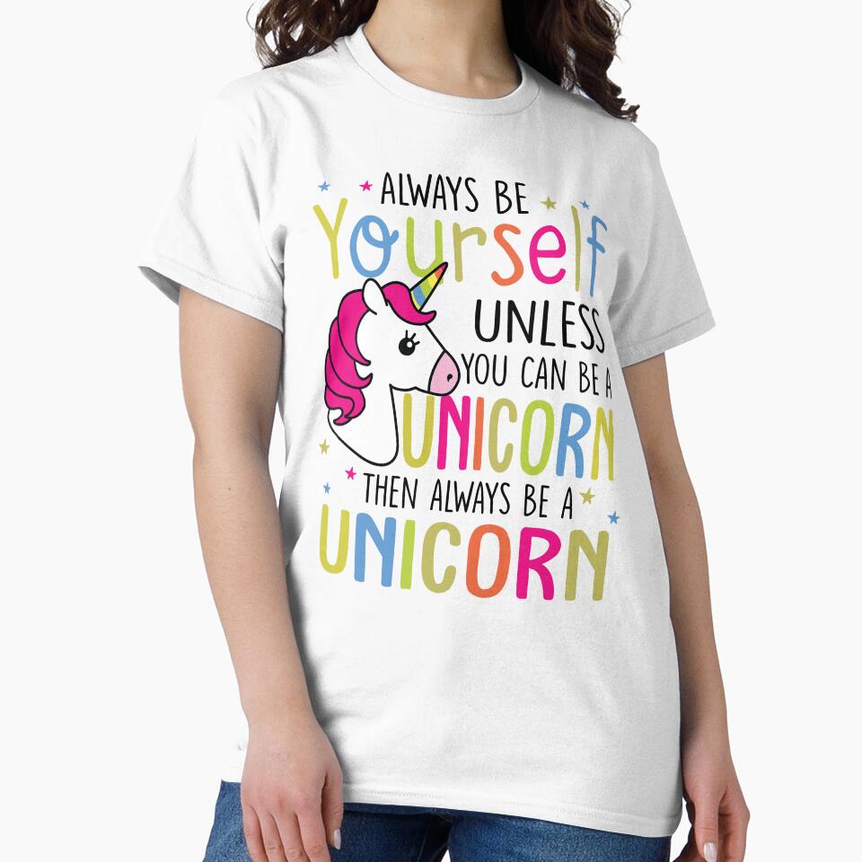 Always Be Yourself Unless You Can Be A Unicorn by SunsetGloww T-Shirts, Hoodie, Sweatshirt | BlankRebels.com (Image 2)