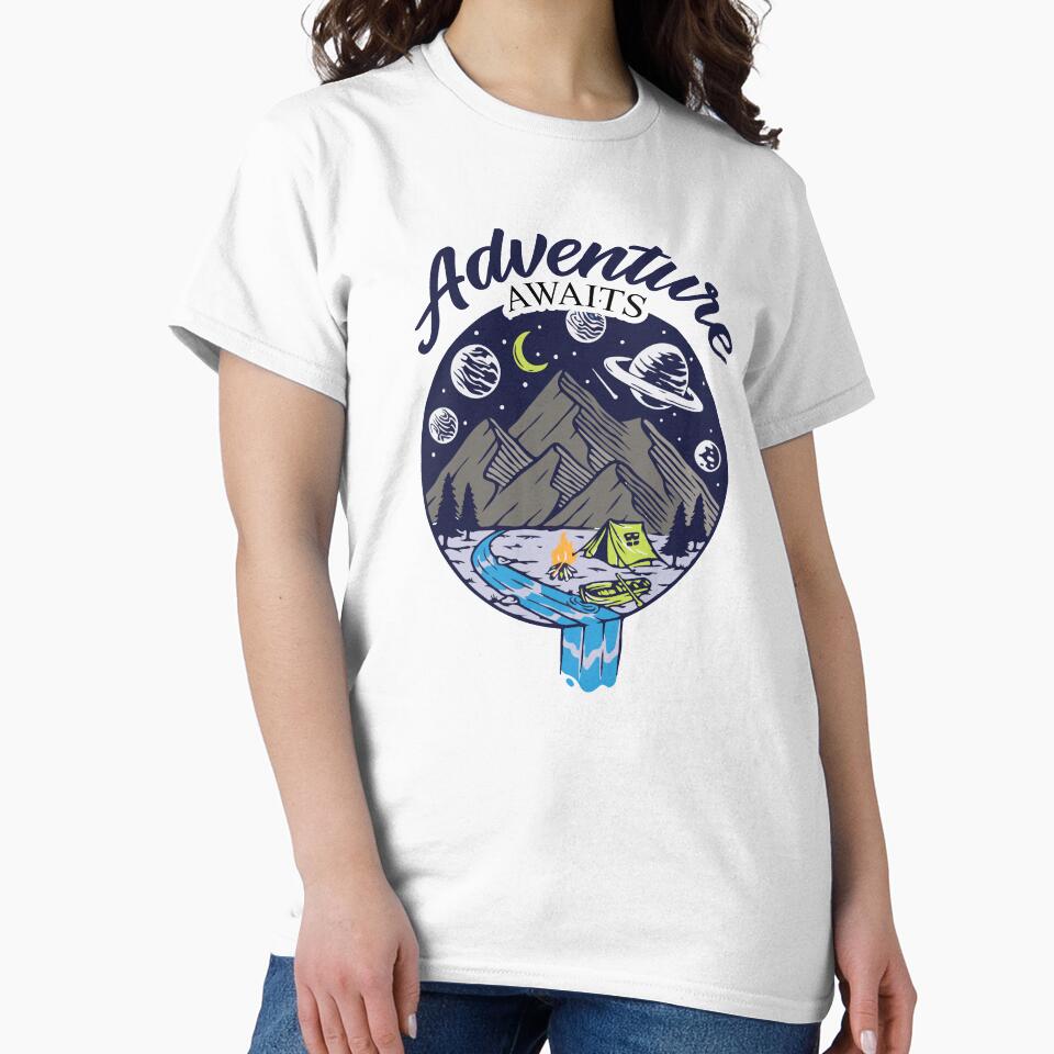 Adventure Awaits Explore Everything Vectorohlic by vectorohlic T-Shirts, Hoodie, Sweatshirt | BlankRebels.com (Image 2)