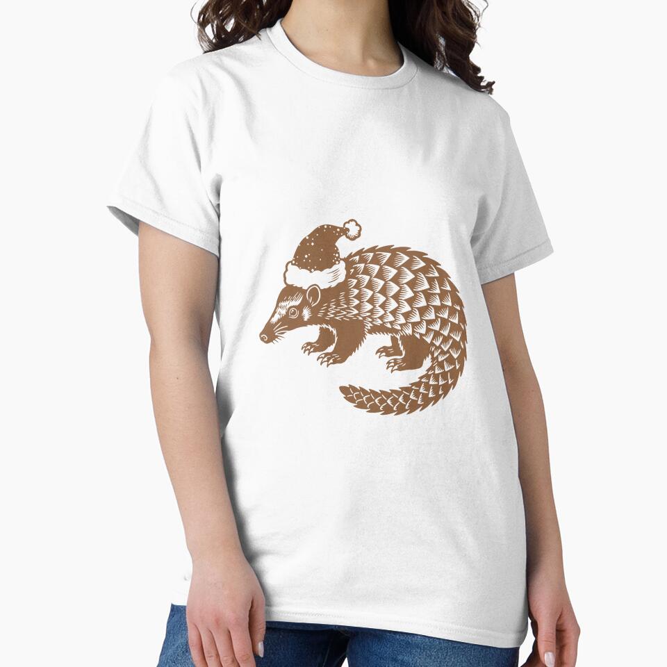 Festive Pangolin Joy by JollyCritters T-Shirts, Hoodie, Sweatshirt | BlankRebels.com (Image 2)