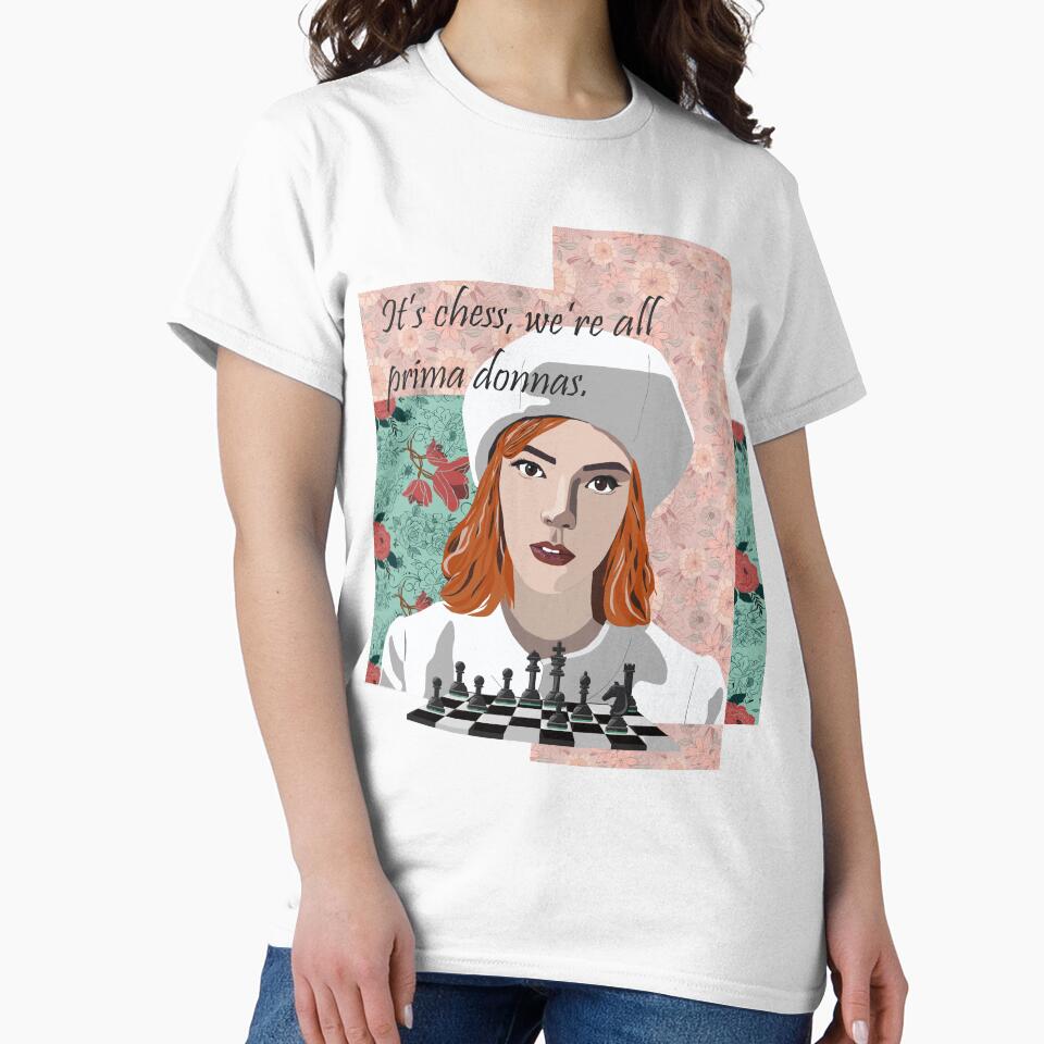 It's chess, we're all primadonnas Beth by Emma Kunz T-Shirts, Hoodie, Sweatshirt | BlankRebels.com (Image 2)