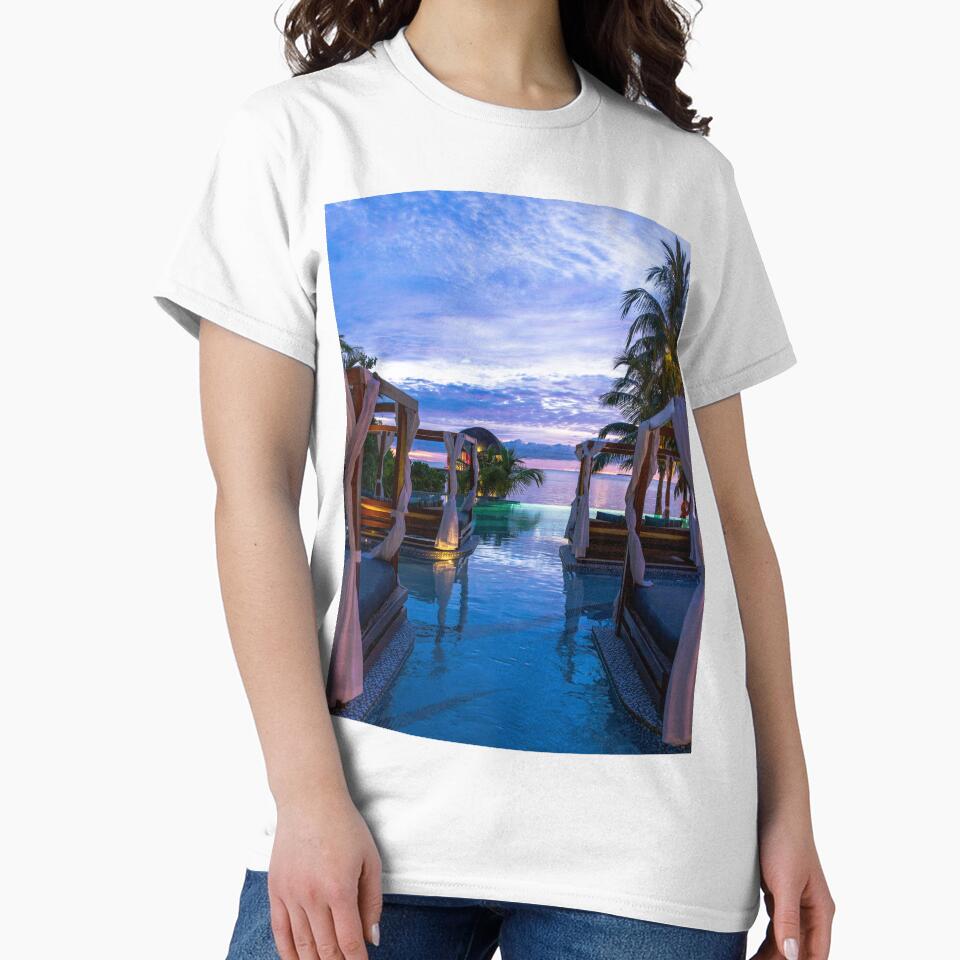 Exotic Maldives Sunset Paradise by newburyboutique T-Shirts, Hoodie, Sweatshirt | BlankRebels.com (Image 2)