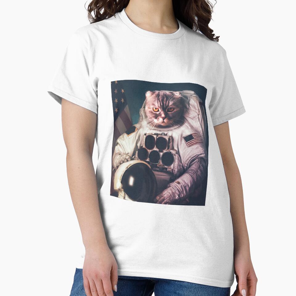 Astronaut Cat by ArtCity Designs T-Shirts, Hoodie, Sweatshirt | BlankRebels.com (Image 2)