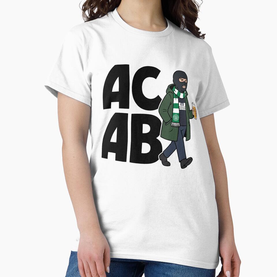 ACAB Green Brigade Celtic Football Fan by terrace-designs