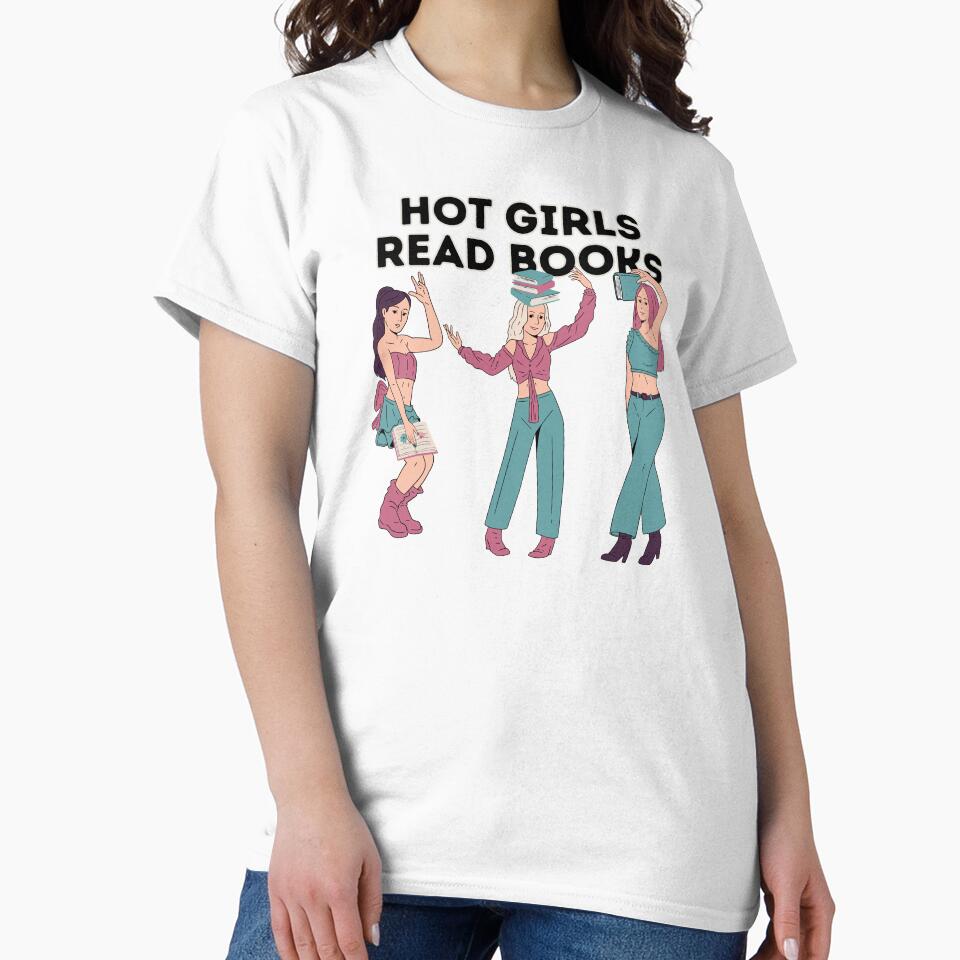 Hot Girls Read Books by Hayjay317 T-Shirts, Hoodie, Sweatshirt | BlankRebels.com (Image 2)
