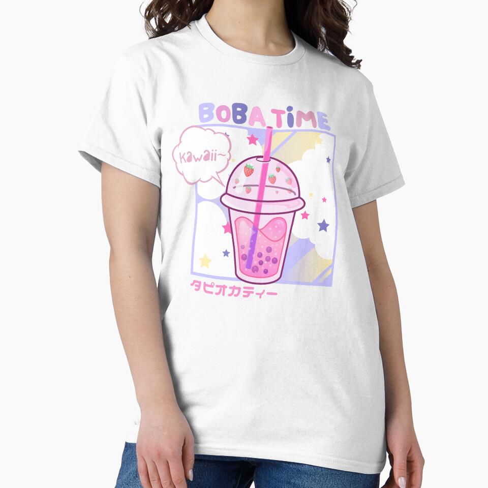 可愛いBoba Time- Kawaii Harajuku by Anxatzi T-Shirts, Hoodie, Sweatshirt | BlankRebels.com (Image 2)