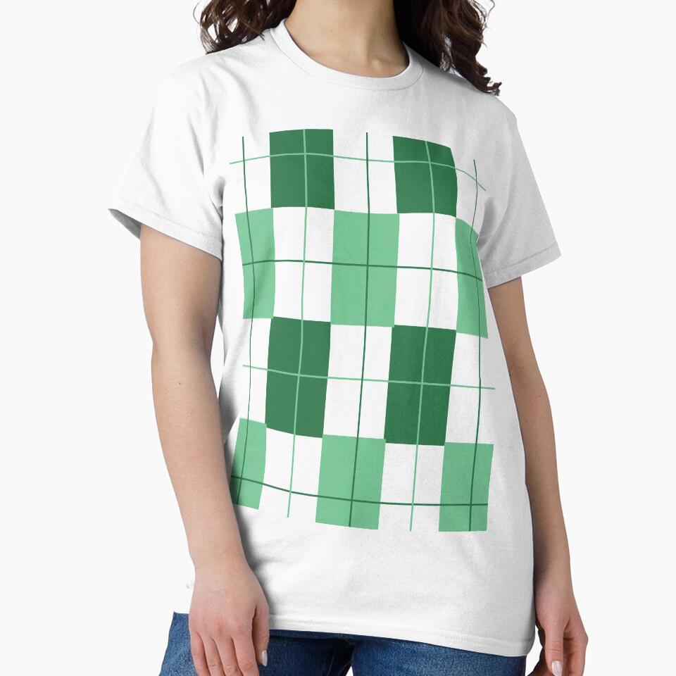 Shades of green block pattern by TheImperfecto T-Shirts, Hoodie, Sweatshirt | BlankRebels.com (Image 2)